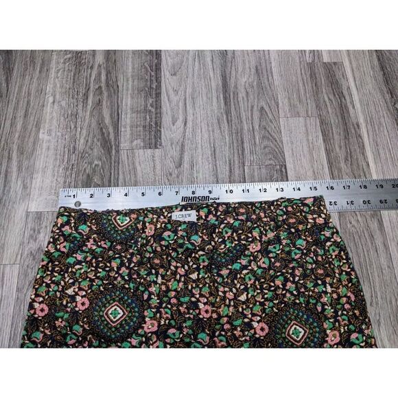 J. Crew Womens Size 6 Floral Paisley Multicolored Capri Cropped Pants - Picture 8 of 12